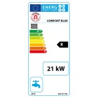 DWOREK granulu un ogļu apkures katls bez durvīm COMFORT BLUE - 21kW