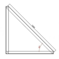 Trijstūris "T 1000/45" Trijstūris "T 1000/45"