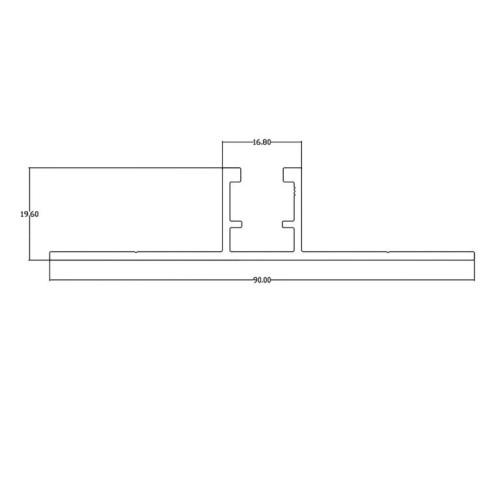 Profila sliede ar izolāciju augstums 20 mm Profila sliede ar izolāciju augstums 20 mm