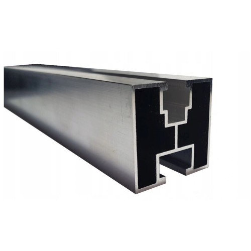 MELNS PROFILS 40X40X2220MM PRIEKŠ SLIDING NUT M8 MELNS PROFILS 40X40X2220MM PRIEKŠ SLIDING NUT M8